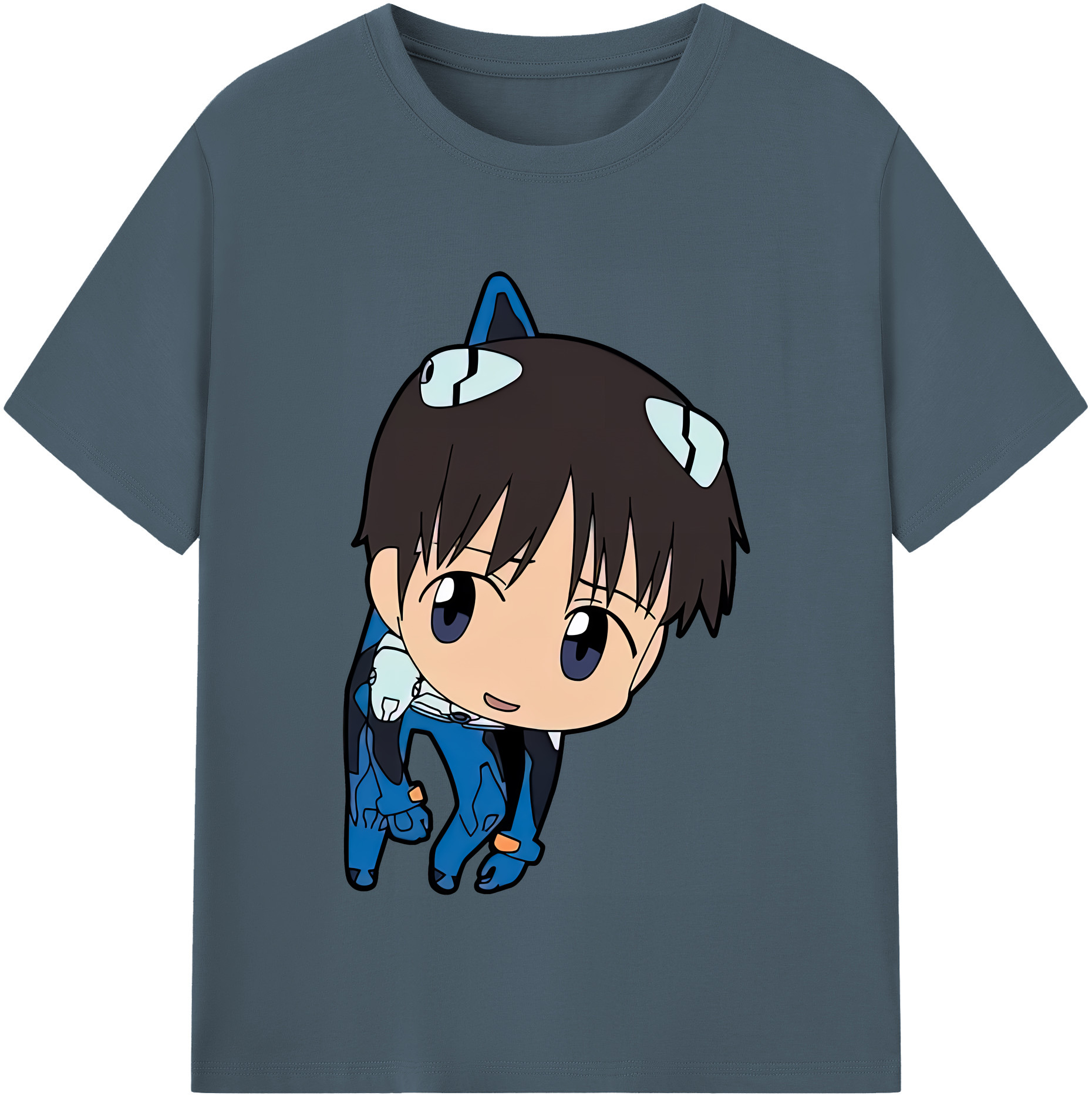 （画像用） EVA 新世紀エヴァンゲリオン 綿100％半袖Tシャツ（フロントプリント）